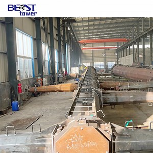 [Hot Item] Prefab Galvanized Iron Steel Structure Monopole Transmission Line Tower