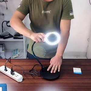 Magnifying Lamp Magnifying Glasses with Light 3X 10X W/ USB Powered Magnifier Lamp with Stand & Clamp for Jewelers Craft Hobby Reading