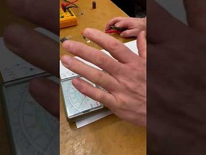 Technique utilisation du multimètre analogique