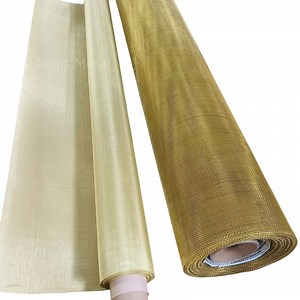 [Hot Item] 2000mm Width 60X60 Mesh 0.1mm Wire Brass Wire Mesh Shielding Screen