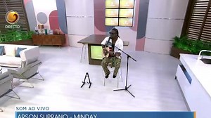 Bom diaaaaa estamos no ar 🎬 Hoje entramos em grande, com o musico Arson Suprano com o tema "Minday" 🎤🎼 Fique ligado porque hoje o programa esta recheado de coisa boas. | Sexto Sentido Tv Zimbo