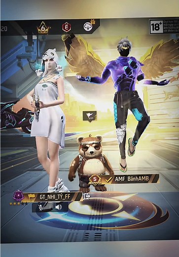 Nhi Tỷ chơi FF: clip cảm ơn AMF BảnhAMB | Free Fire Việt