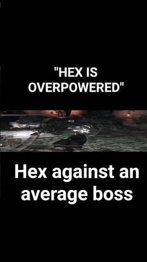 "Hex is overpowered" mofos when they fight a boss | #darksoulsremastered #darksouls #gaming