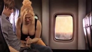 Brother and sister on a plane