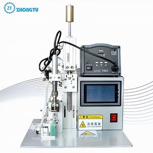 High Quality Adjustable Pneumatic Electronic Switch LED Light Sensor Aviation Plug Semi-Automatic Soldering Welding Machine
