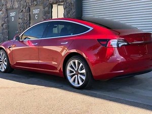 This red hot #Tesla #Model3 looks great in #Rayno Phantom S9! 🔥 Thanks to Bluemax Window Tinting in Livermore, California for the great installation! Visit them today! http://bit.ly/2z1AmlU #DealerLove | Rayno Window Film