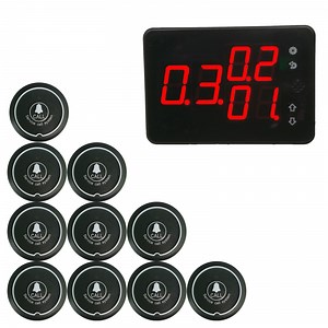 [Hot Item] Wireless Restaurant Pager Calling Receiver Coaster Pager System
