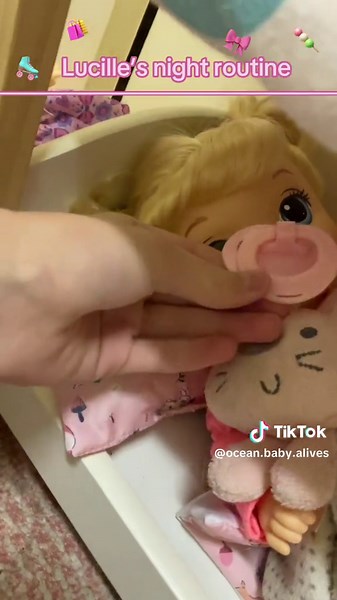 Lucille's Night Routine with Baby Alive Dolls