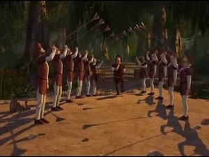 Shrek 2 trumpet scene (High Ground Quality)