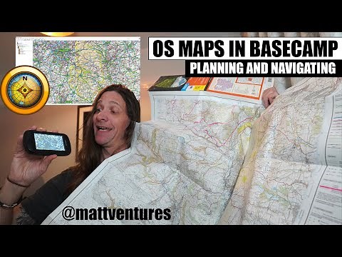 How to install and use UK OS maps in garmin basecamp TET Ordnance Survey