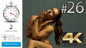 Practice Drawing People for Figure Drawing Reference (DLDS # 26) - 4K Timed Nude Life Models Session - YTboob