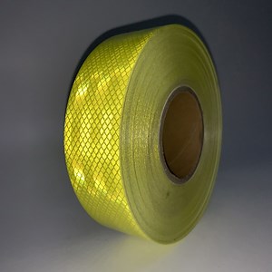 [Hot Item] Fluorescent Yellow 5cm*45m Reflective Tape, Pet/PC/PMMA Reflective Material