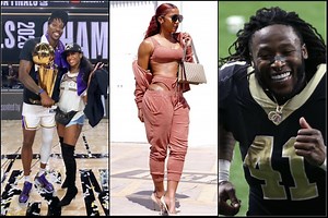 Saints Alvin Kamara Cheers On Girlfriend and Dwight Howard’s Ex-Wife Te’a Cooper - BlackSportsOnline
