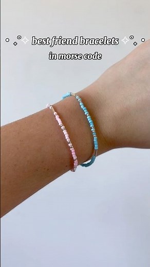 morse code bracelets 💖🎀🌸