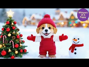 Baby Puppy Ginger’s Snowy Adventure ☃️❄️ A Christmas Tree🎄 Surprises 🐦🪺A Story of Love & Kindness 💖✨