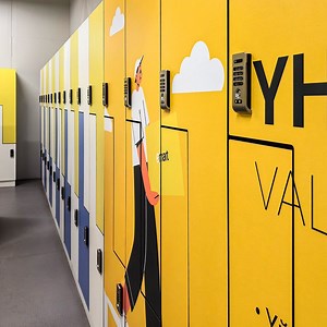 [Hot Item] Debo 3D Printing Phenolic HPL Panel Lockers Resistance to Scratches and Abrasion