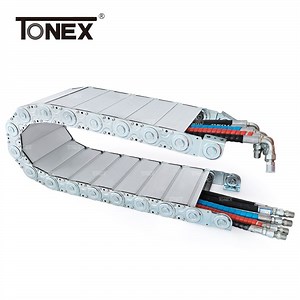 [Hot Item] Cable Steel Drag Chain Cable Carriers Stainless Steel Iron Cable Drag Chain for CNC Machine