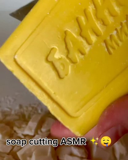 Soap Cutting ASMR: Relaxing Satisfying Sounds