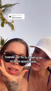 Cuando tu crush por fin te besa apasionadamente - reacción romántica