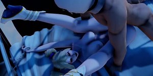 Slut Harley Quinn tied up fucked on bed