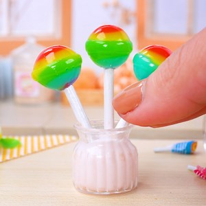 1.2K views · 116 reactions | Sweet Miniature Fruit Lollipop Recipe | Tiny Cakes | Facebook