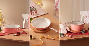 These Oh-So-Pretty Pink Cookware Sets Will Be A Totally Aesthetic Addition To Your        Kitchen