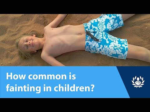 How common is fainting in children?