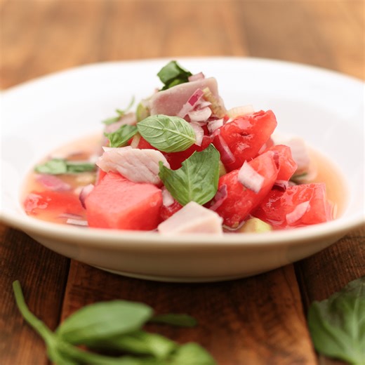 Watermelon & Tuna Ceviche