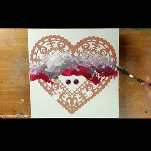 23 reactions | Valentines abstract! Hope you enjoy! To learn more go to: RayGrimesFineArt.com #raygrimesfineart #fineart #selfmade #crafting #colorful #craft #fyp #art #satisfying #painting #reels | Ray Grimes Fine Art | Facebook