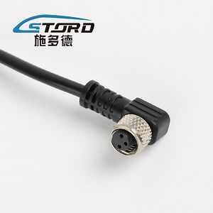 [Hot Item] Sensor Industrial Socket, Elbow Hole Socket Connecting Plug Cable (M8 specification) Rk01-2-2