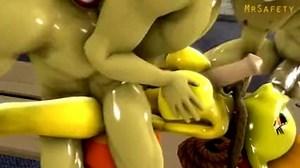 MLP SFM Spitfire gets Gangbanged in a shower room by an OC!