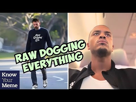 Men Are Raw-Dogging Flights And We Are All Raw-Dogging Life