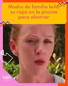 3.4K views · 31 reactions | Esta madre de familia ha inventado sus propias formas de ahorro, como por ejemplo lavar la ropa de sus hijos a mano en la piscina de la casa en lugar de usar una lavadora, o crear su propia fuente de electricidad. ¿Qué te parecen sus tácticas? 螺 | Discovery Home & Health | Facebook