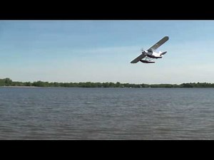 Olibuilt Super Cub (Experimental Wag Aero) bush plane flying on floats
