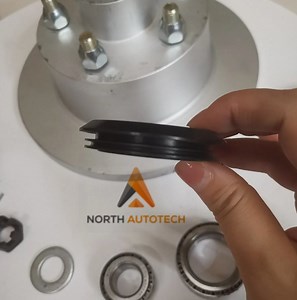 [Hot Item] 24000kg Galvanized Mechanical Disc Trailer Axle Triaxle