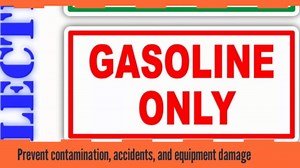 Diesel Fuel Only Vinyl Round Decal | Sticker | Label Fuel Gas Door Label Weatherproof