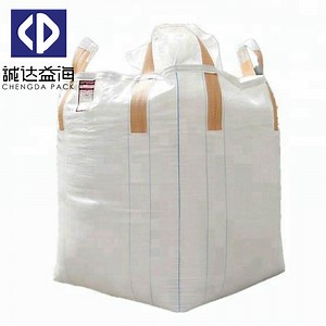 [Hot Item] Customized Logo FIBC 1 Ton 1000kg Big Bulk Bag for Tapioca Starch Powder Chemical Industry Agriculture Fertilizer Animal Chicken Feed
