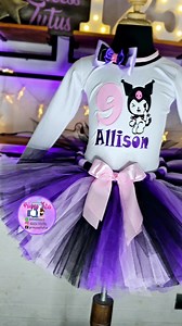 🩷Princess Tutus 🩷 pedido Listo ✅️ Para la bella Princess ALLISON PEDIDO ESPECIAL ✨️TUTU POMPOSO DE LA TEMÁTICA KUROMI pedido que se va para HUARAZ 🚚📦 | BKGR Doctora del Alma