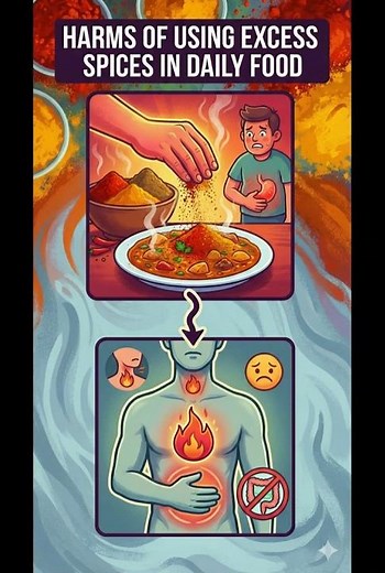 harms of using excess spices in daily food