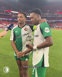 From one #UCL MOTM to another. Class from our captain. ❤️ | Feyenoord Rotterdam