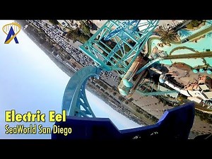 Electric Eel Roller Coaster POV at SeaWorld San Diego