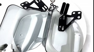 Motorcycle Universal Adjustable Hand Guards Wind Guards Deflectors Protectors compatible with Harley Davidson KAWASAKI SUZUKI HONDA DUCATI