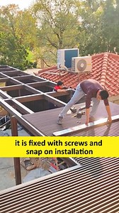 Have you ever seen a roof that can both insulate and keep warm? #aluminum #aluminumroof #metalroof #roof #installation #housedesign #tiktok #fyp #asphaltshingles | Aluminum Alloy Roof