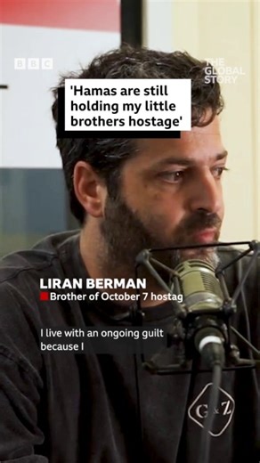 On October 7, 2023, Hamas attacked Israel, taking 251 people hostage. Gali and Ziv Berman were among them – twin brothers who lived on a kibbutz near the Gaza border. Now, after 2 years they are among the remaining hostages still being held in captivity. Gali and Ziv’s older brother Liran Berman speaks to Asma Khalid. Listen to The Global Story on bbc.com or wherever you get your BBC podcasts: bbc.in/4pUICNv | BBC Global