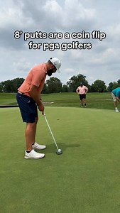 So next time you have an 8’ putt remind yourself pros miss that same putt 50% of the time. Perspective is key to playing better golf! | golfprowannabes