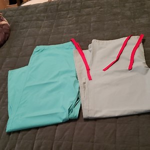 Set of 2 new scrubpants men's size X large