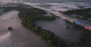 WATCH: Drone 9 flies over scene of I-95 crashes near Edgewater, Volusia County