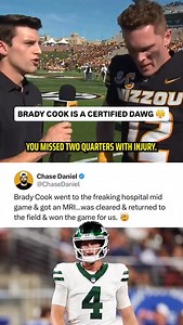 11K views · 49 reactions | Jets fans, how do we feel about Brady Cook now?  (via @chase_daniel, : @kmovnews4) | DraftKings Sportsbook | Facebook