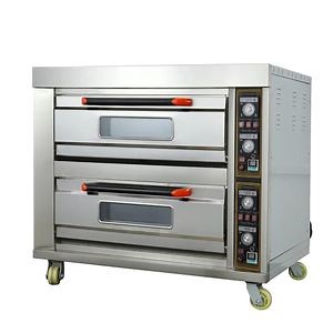[Hot Item] Commercial Deck Oven Bread Bakery Machine Electric 2 Decks 4 Trays