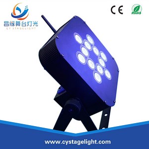 12*12W LED PAR Can Wireless/DMX Control Rechargeable LED PAR Light